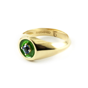 Mini-Chevalier-Ring aus nachhaltigem, fair verarbeitetem Gold