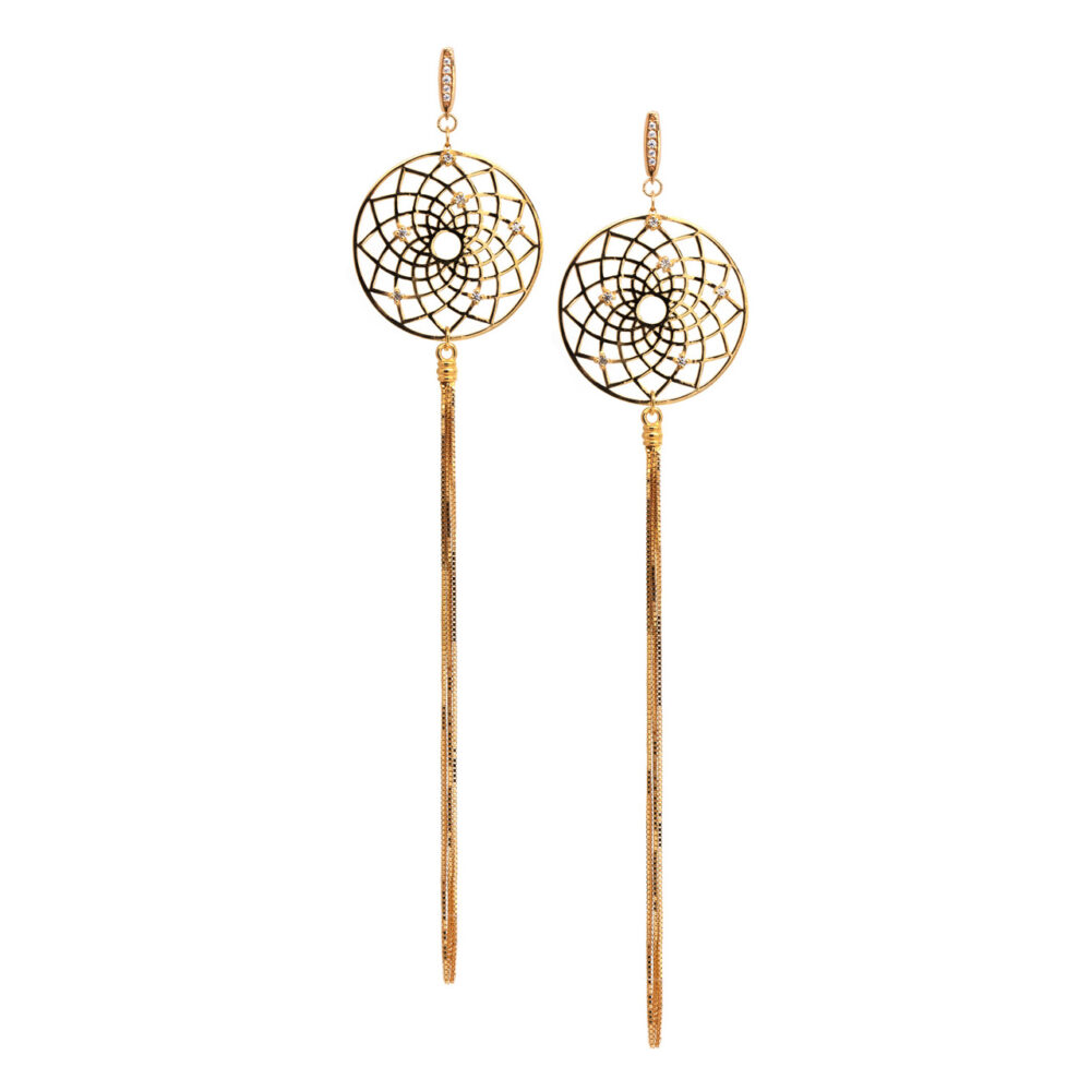 dreamcatcher earrings Thais Bernardes jewellery