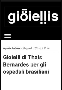 Schmuck von Thais Bernardes für brasilianische Krankenhäuser
