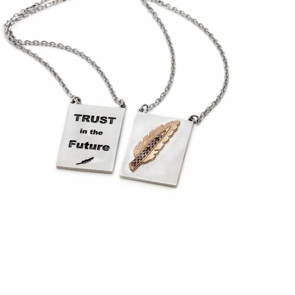 Trust in The Future jewellery scapular Thais Bernardes