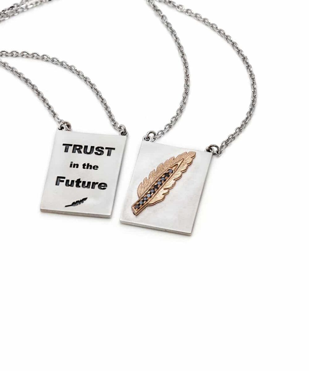 Trust in The Future jewellery scapular Thais Bernardes