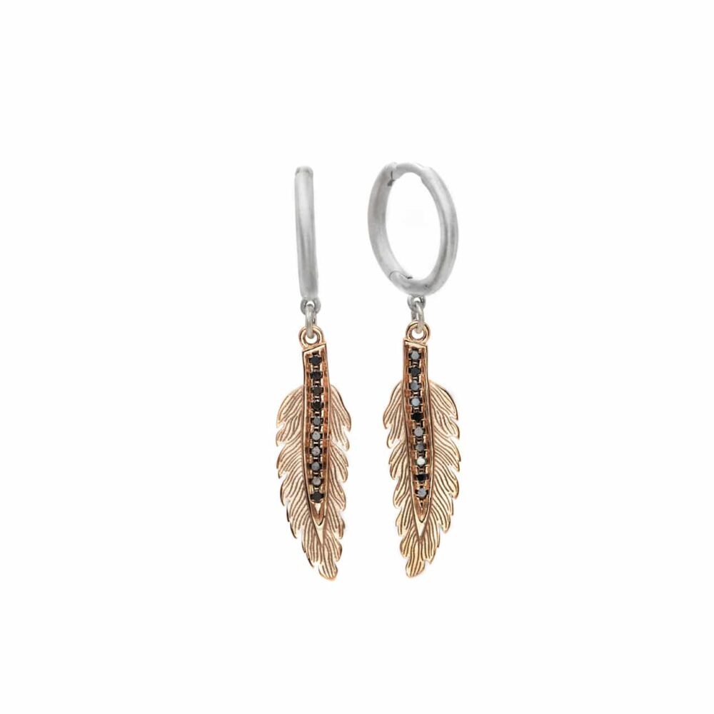 amazon feather earrings Thais Bernardes jewellery