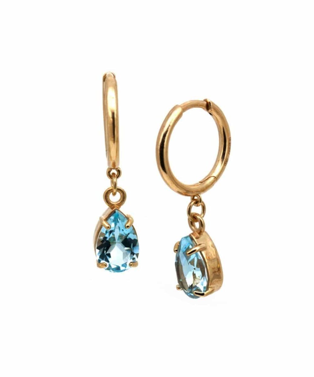 dream colours topaz blue earrings Thais Bernardes Jewellery