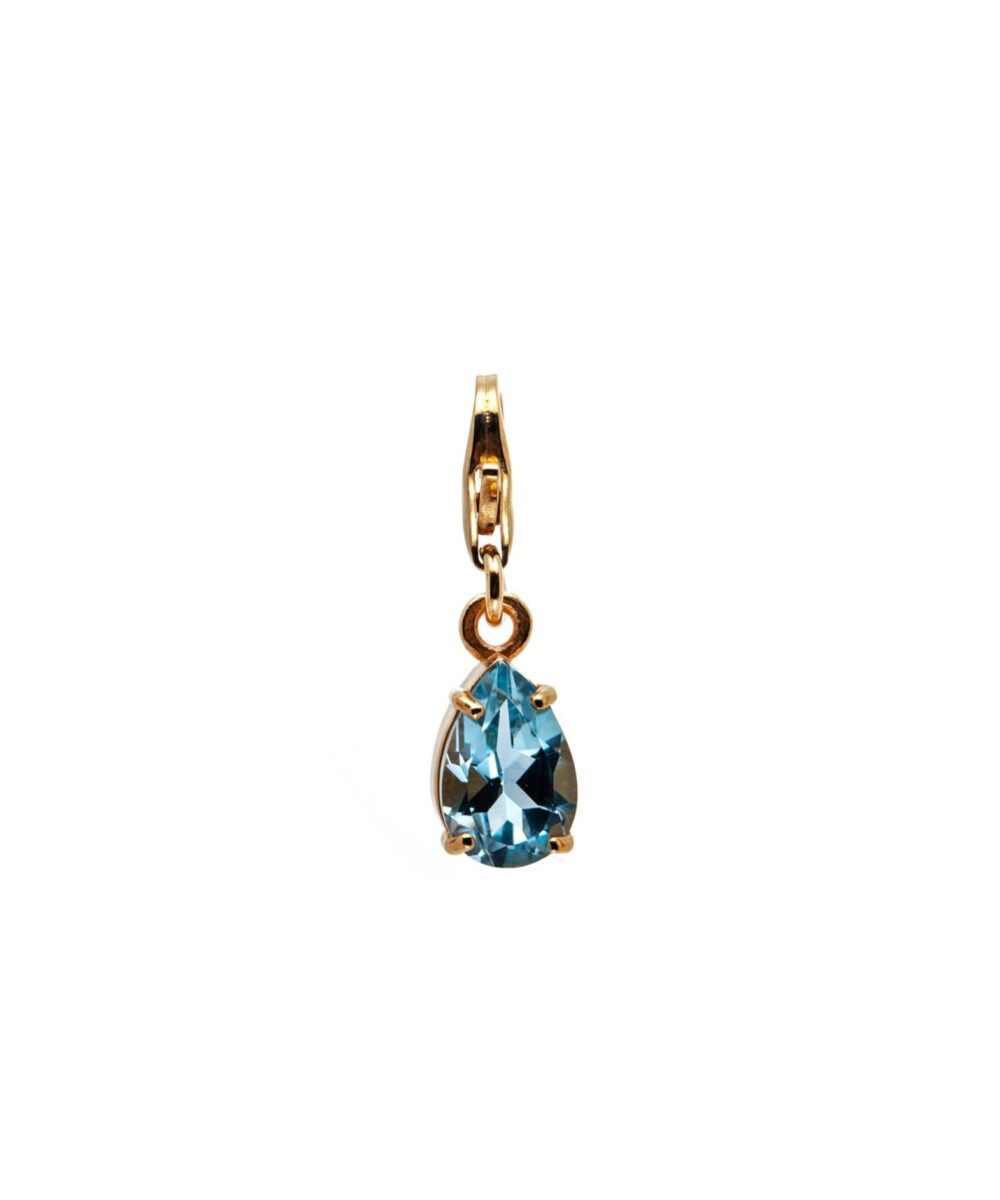 blue topaz charm pendant Thais Bernardes jewellery