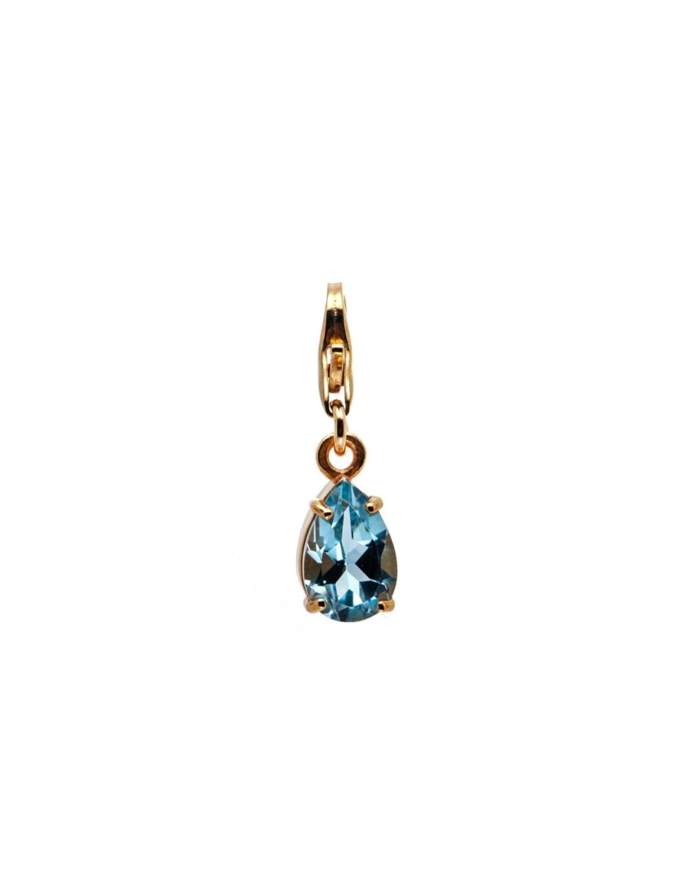 blue topaz charm pendant Thais Bernardes jewellery