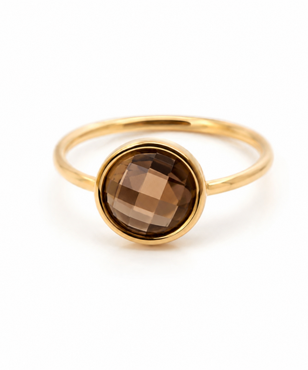 Anello Colors Quarzo Fume