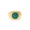 Anello Mini Sigillo Verde Thais Bernardes gioielli