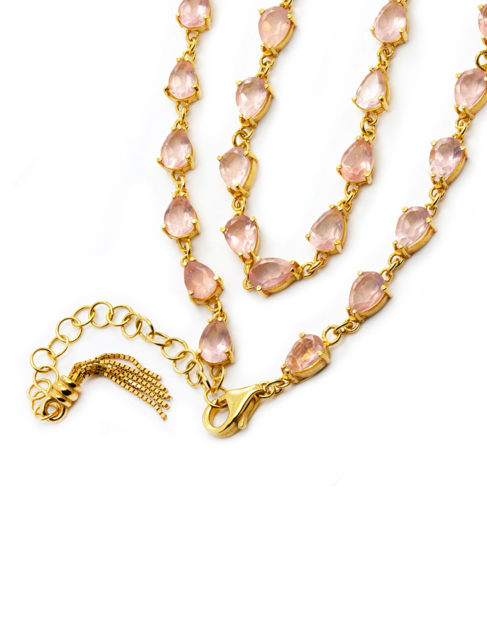 Collana Tennis Colors Quarzo Rosa - Immagine 4