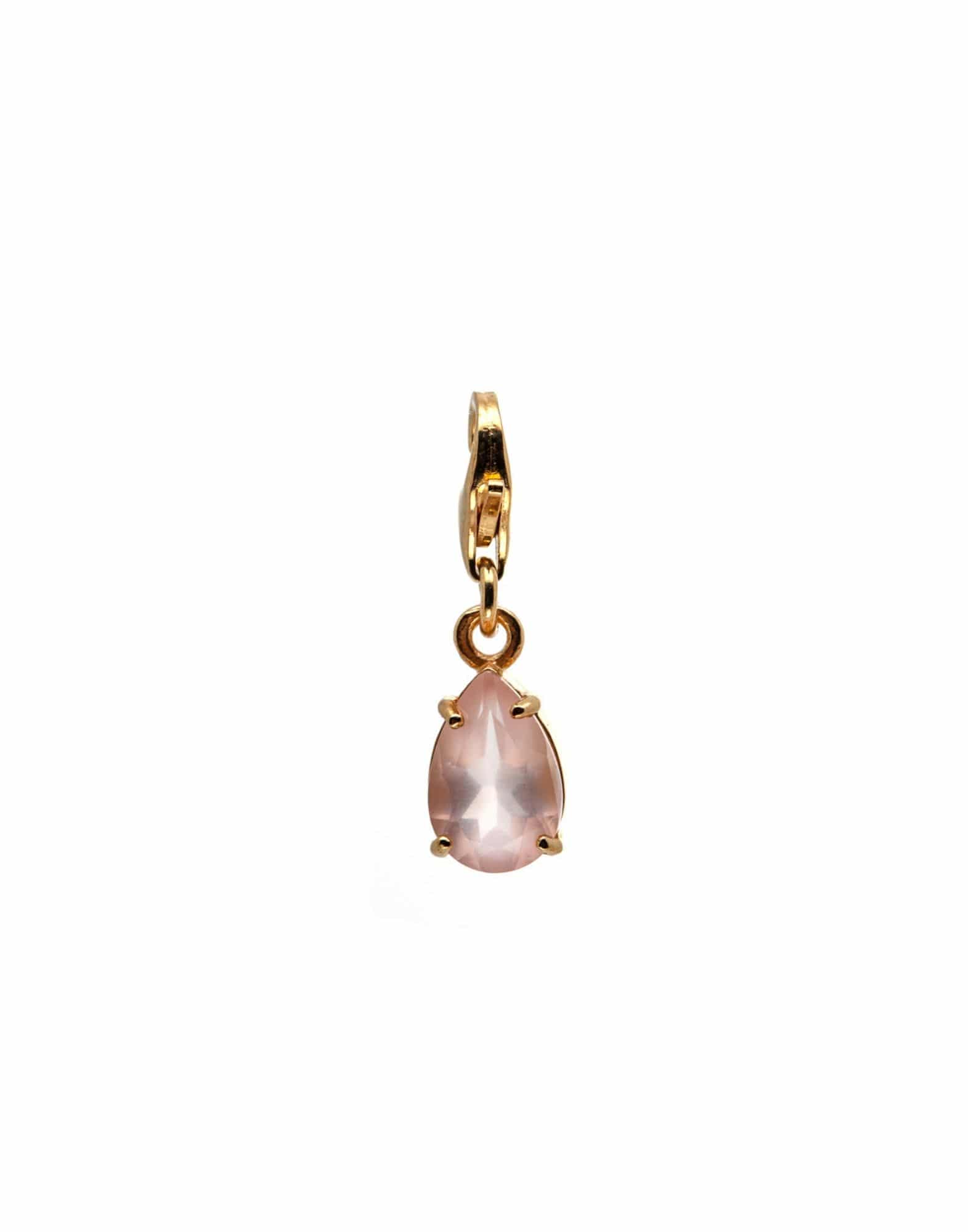Pink Quartz Charm Pendant