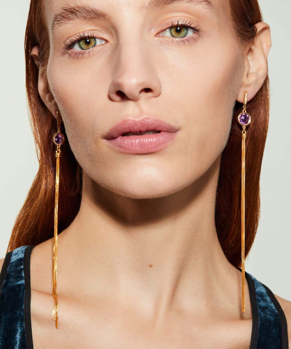Orecchini Chic Colors Ametista – Image 2
