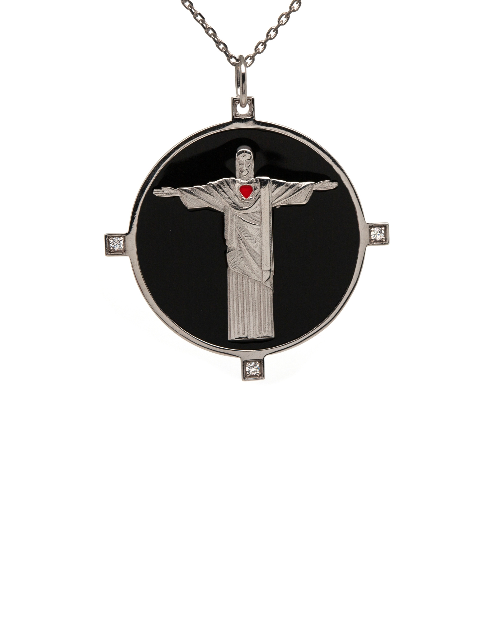 Collana Corcovado Nera – Simbolo di Protezione e Forza Interiore – Image 3