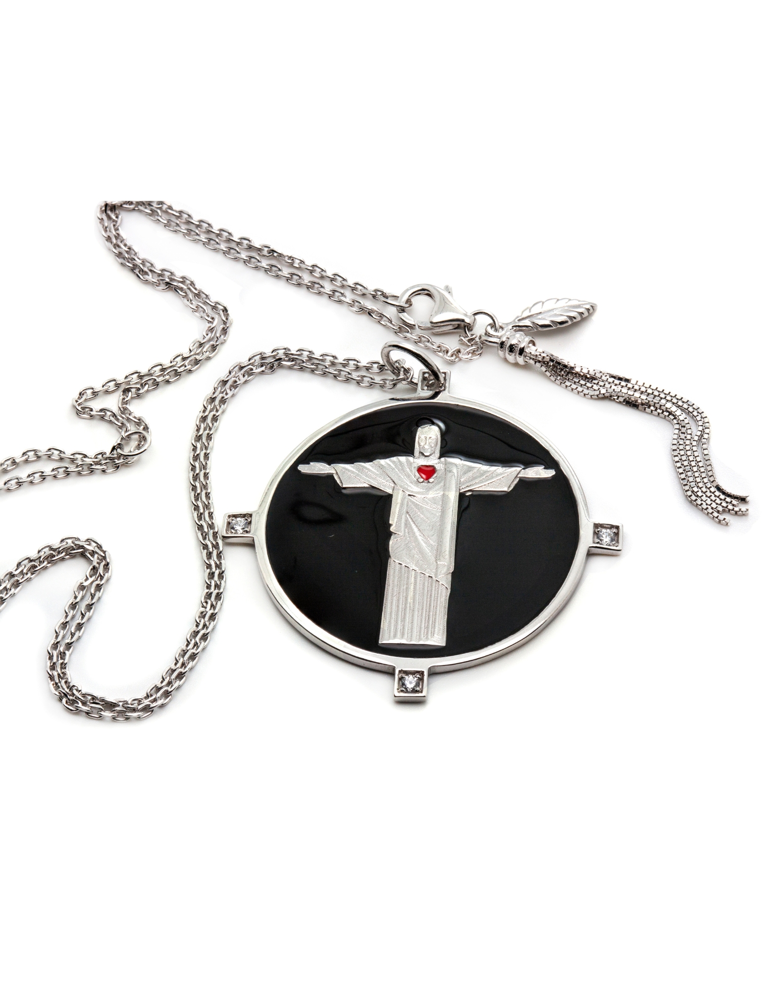 Collana Corcovado Nera – Simbolo di Protezione e Forza Interiore – Image 2