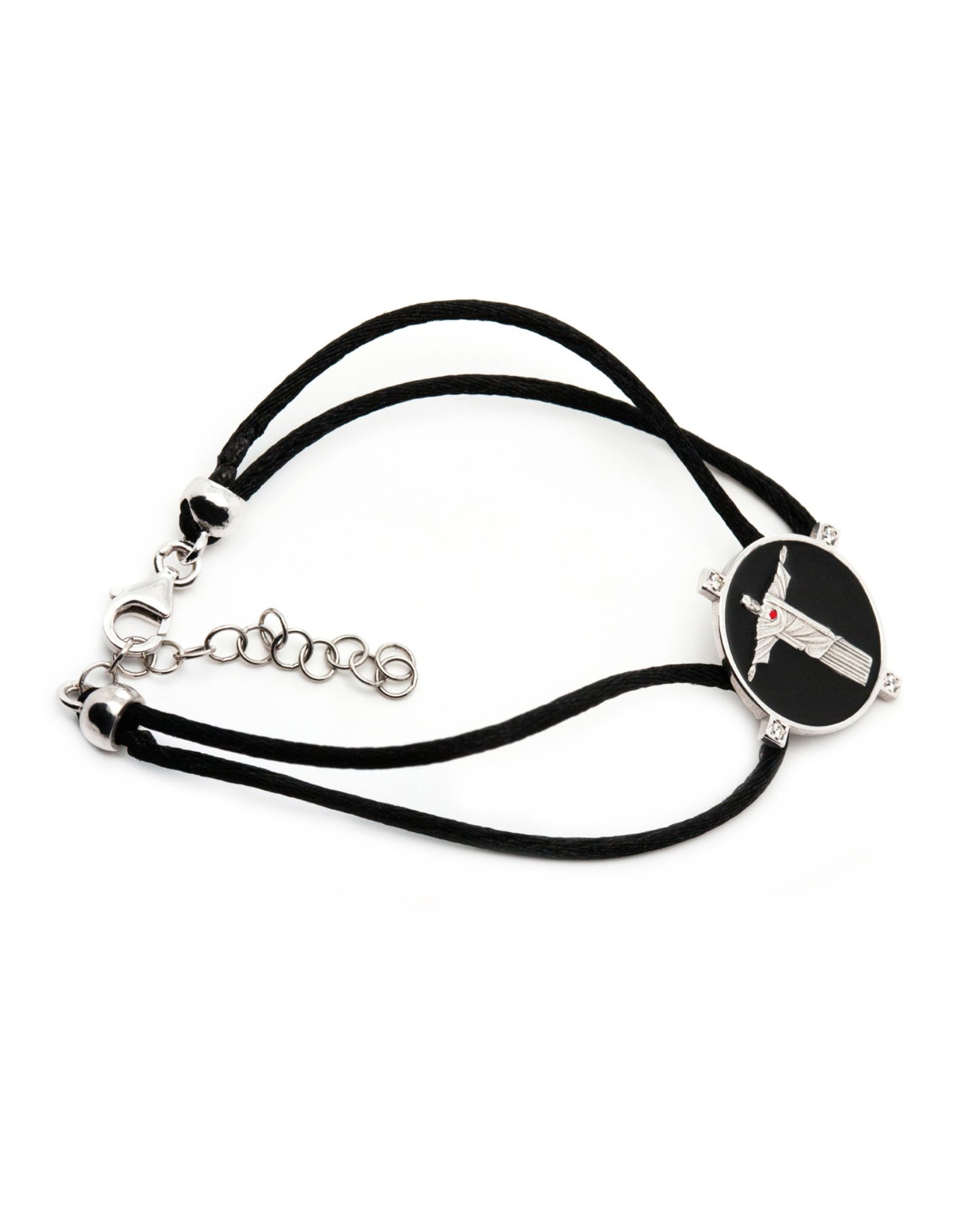 Corcovado Schwarzes Cord-Armband