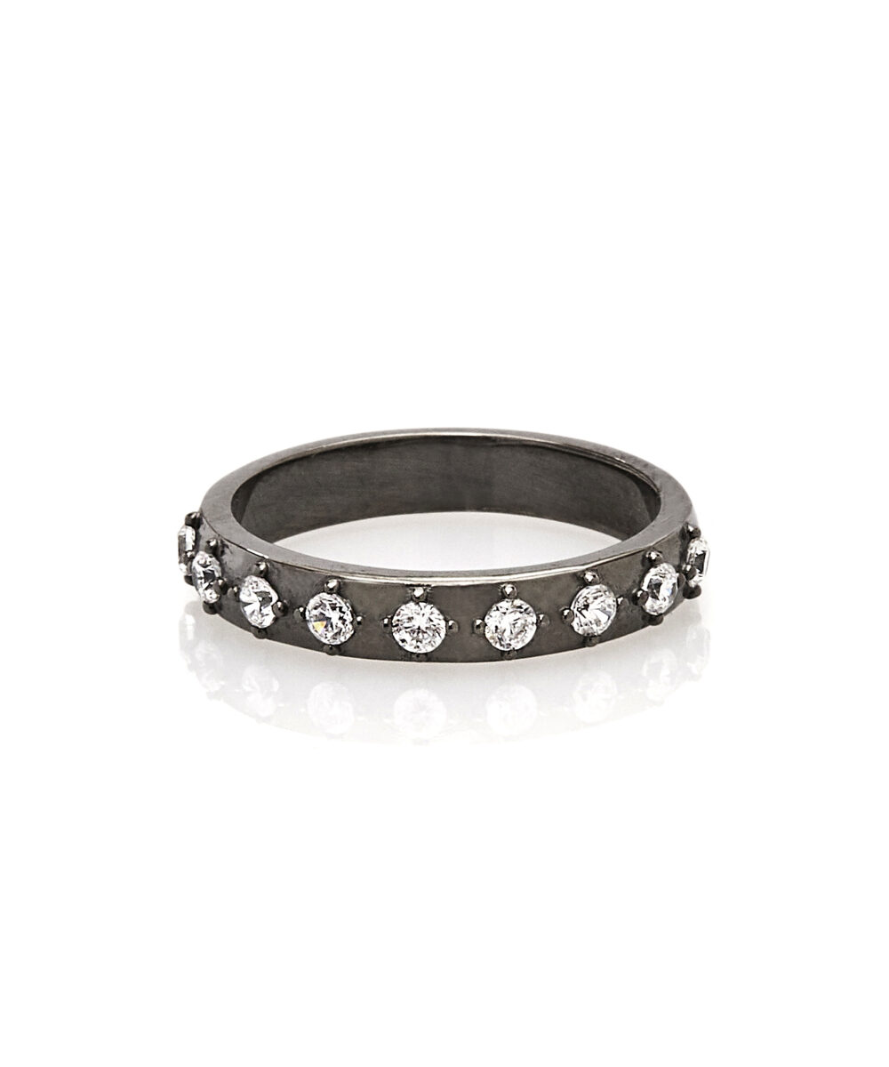 Anello Fede con Pietre – Image 3