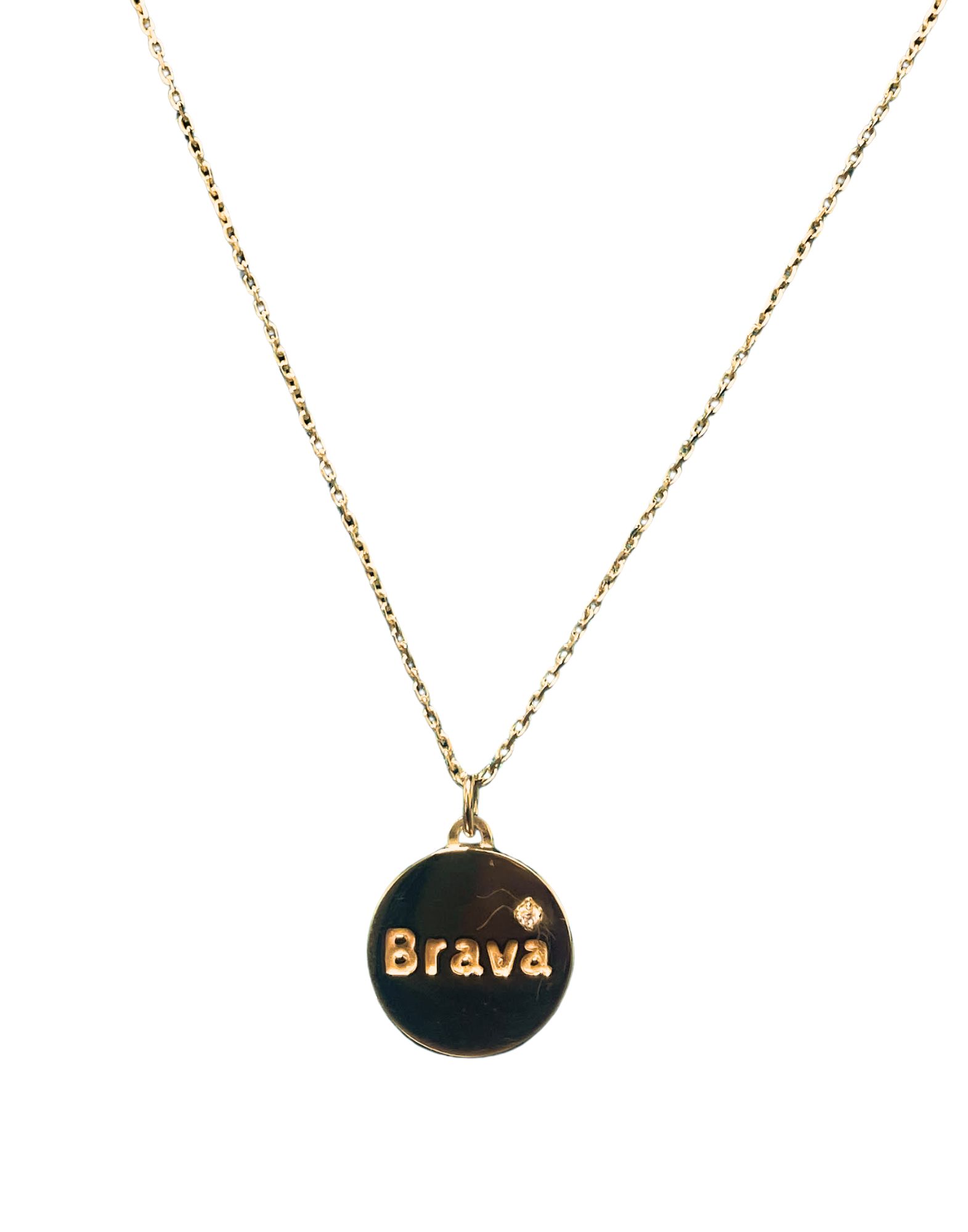 Collier médaille BRAVA