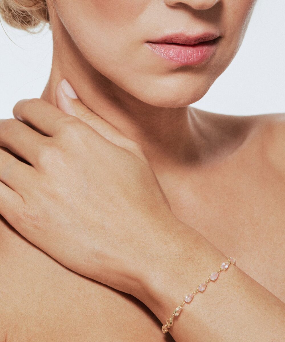 Bracciale Tennis Quarzo Rosa – Image 2