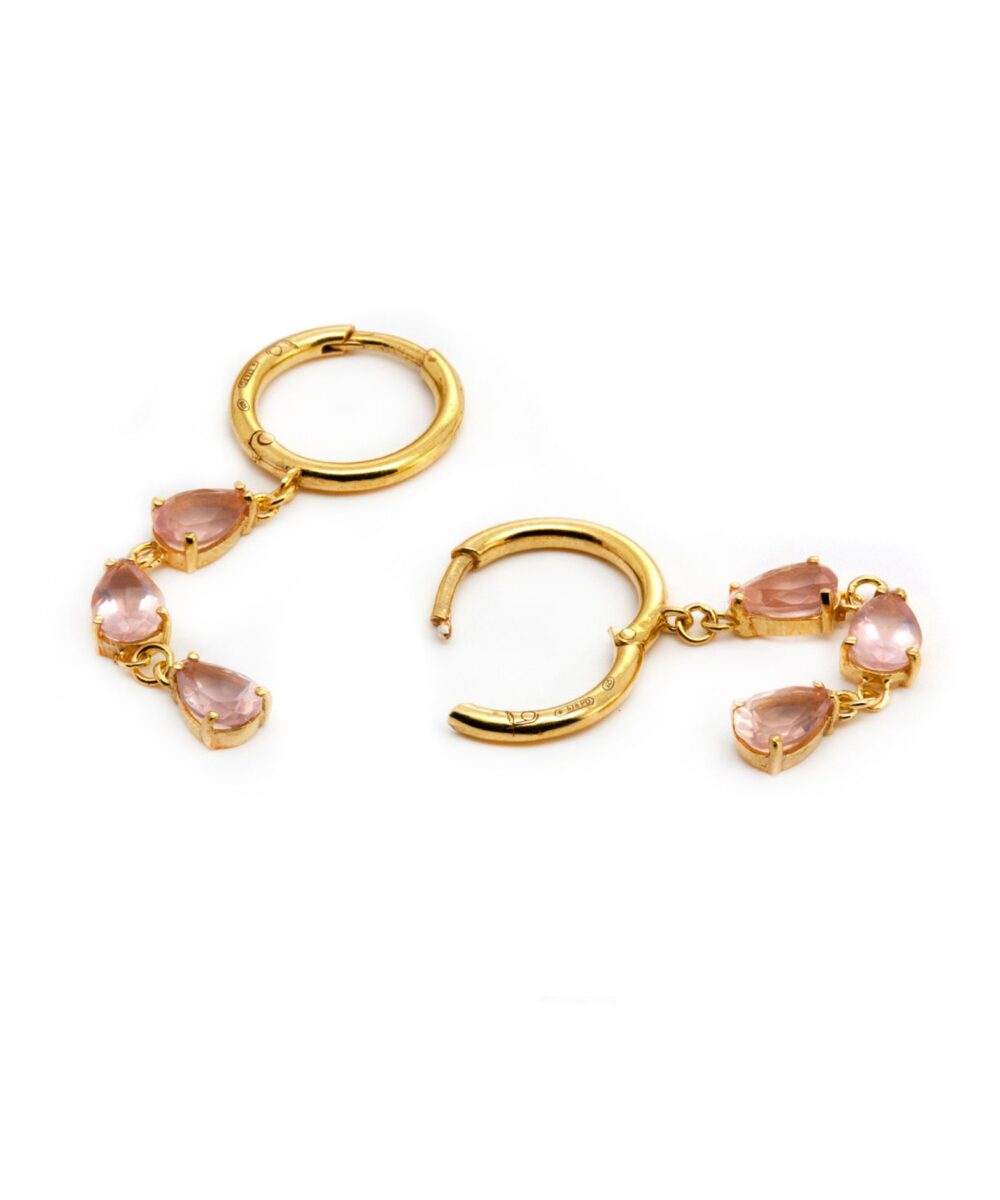 Orecchini Dream Colors Quarzo Rosa - Immagine 2