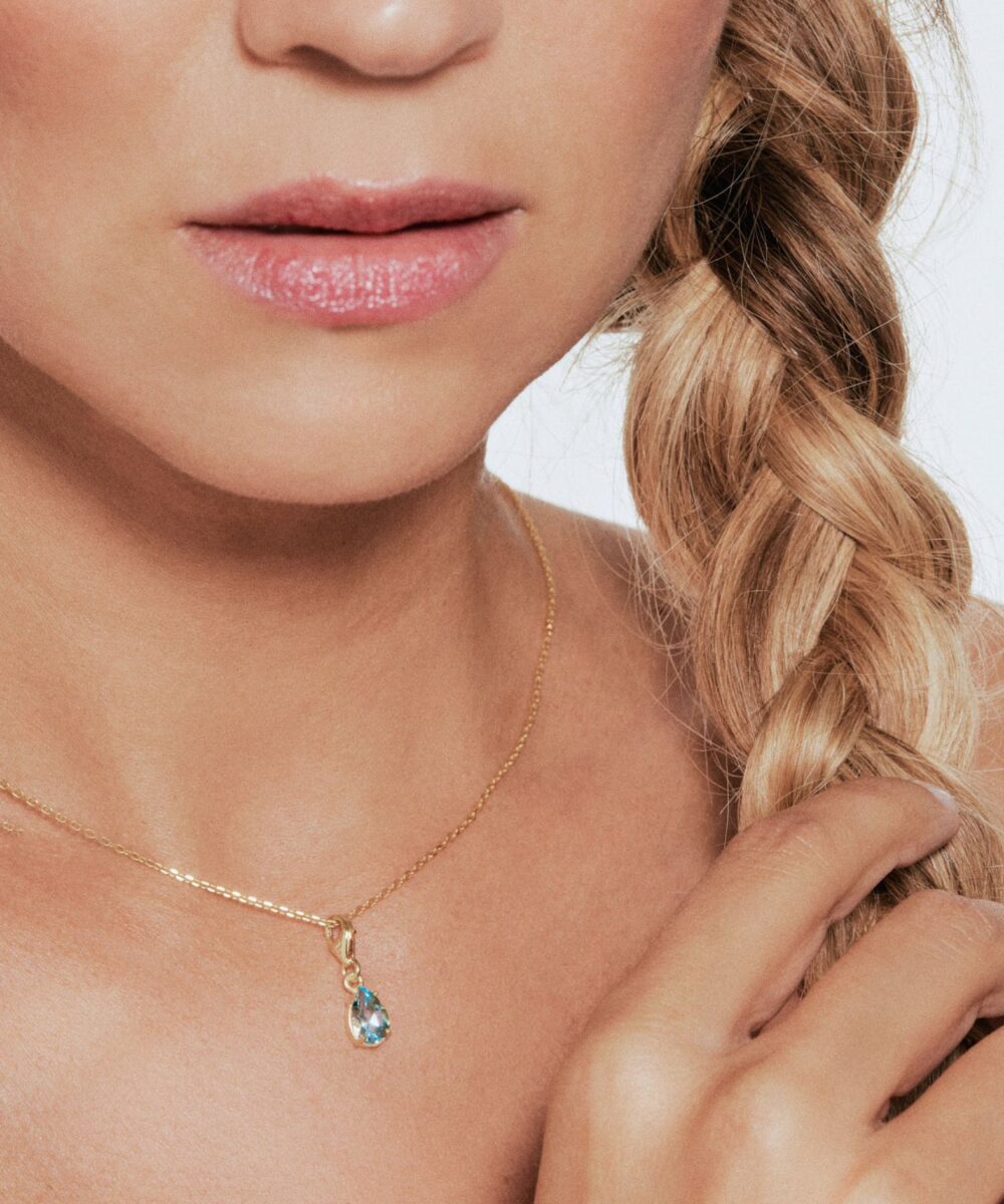 Ciondolo Charm Topazio Azzurro - Image 3