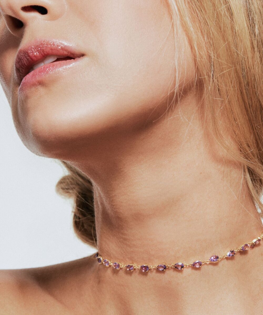 Collana Tennis Colors Ametista – Image 2