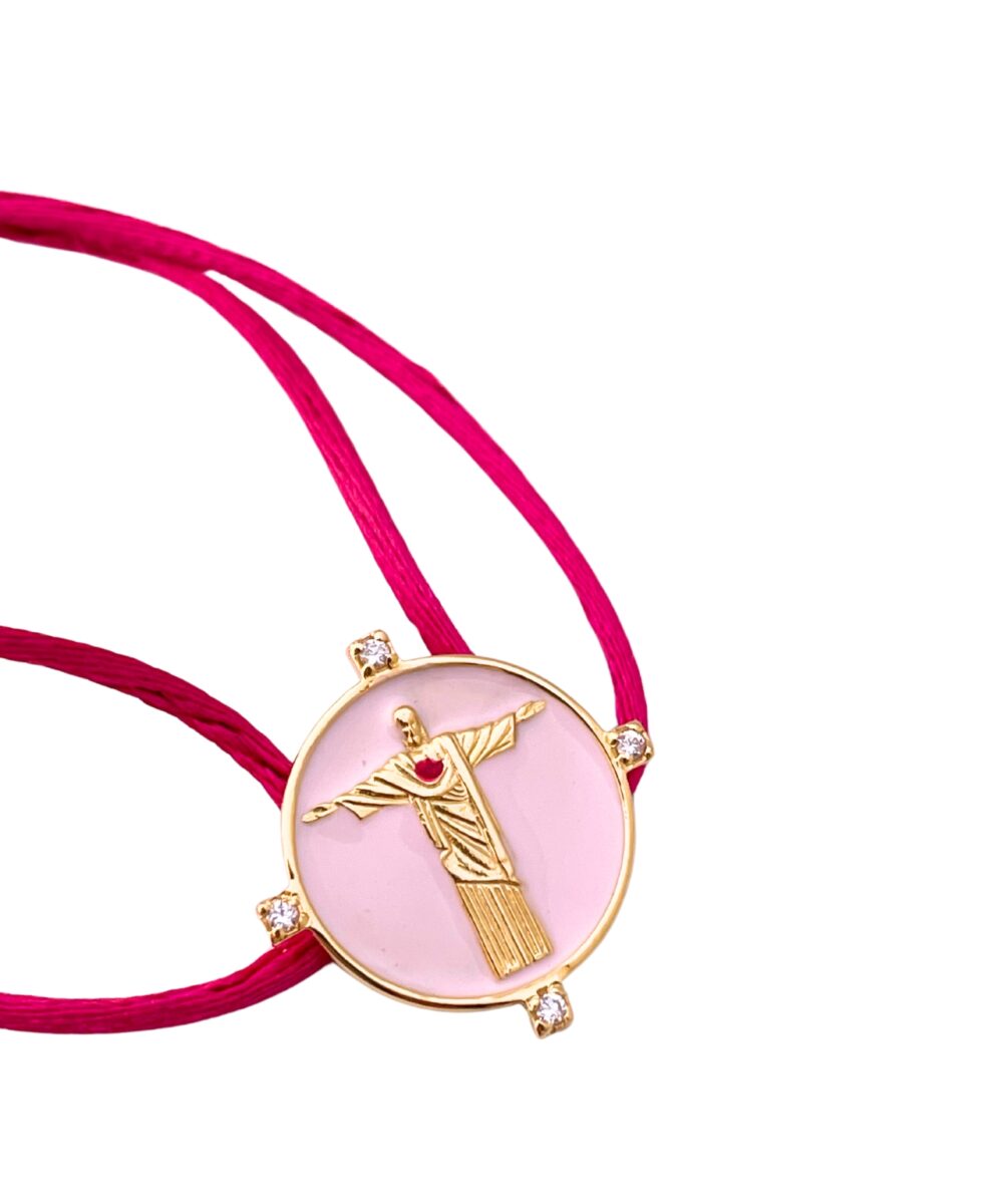 Bracciale Cordino Corcovado Rosa - Bild 2