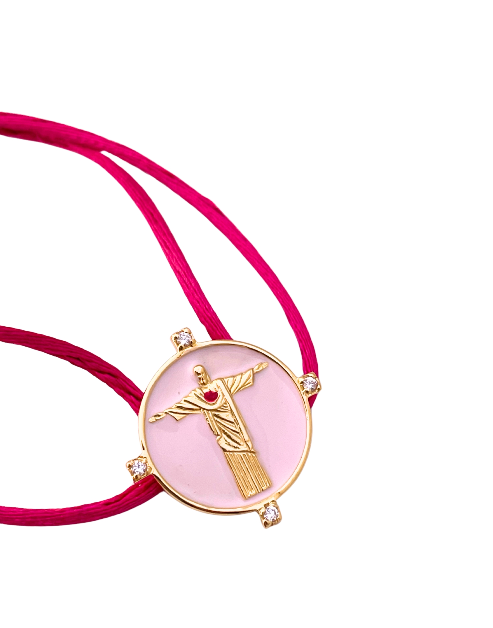Bracciale Cordino Corcovado Rosa - Bild 2