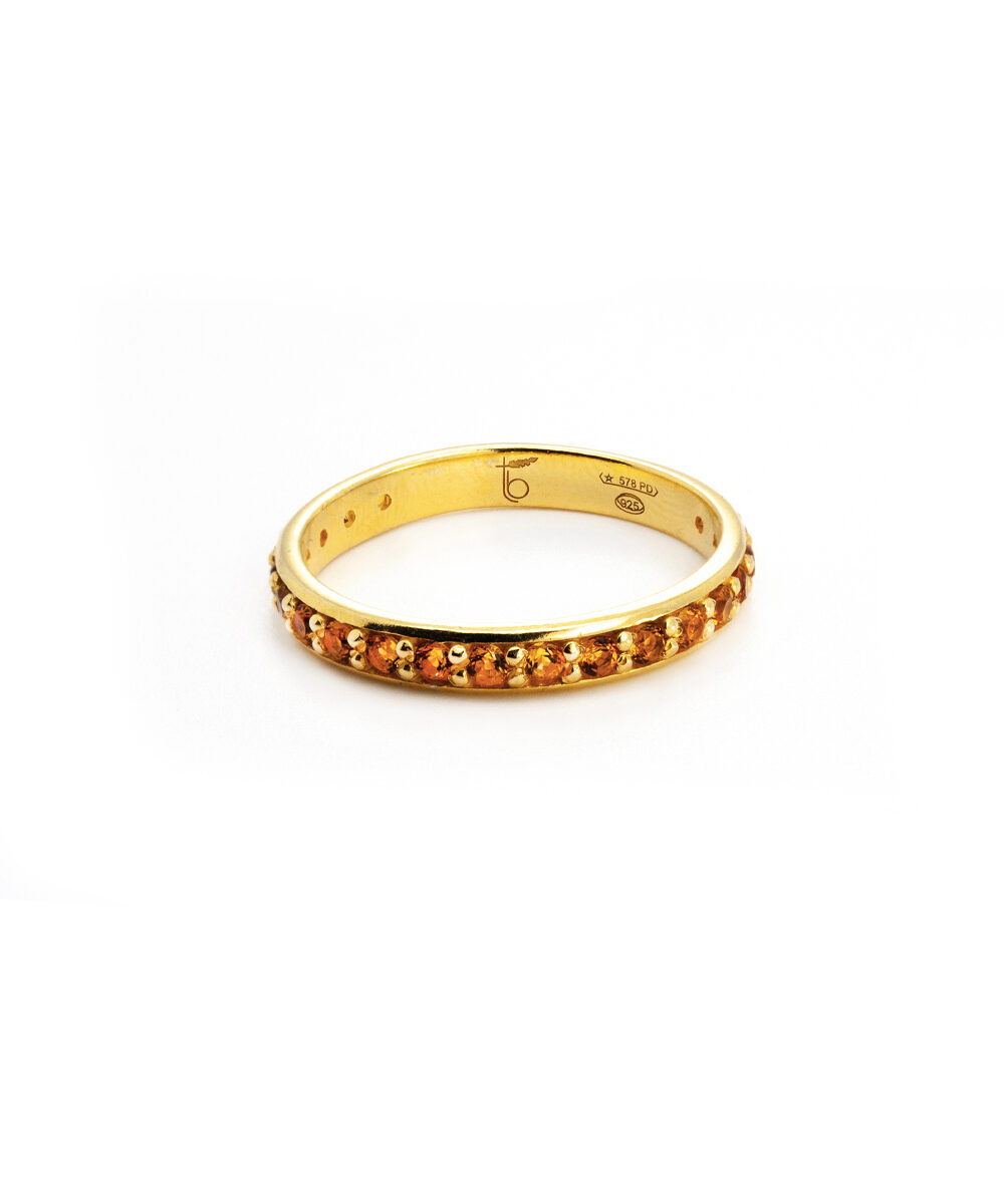 Anello Veretta Citrino – Image 3