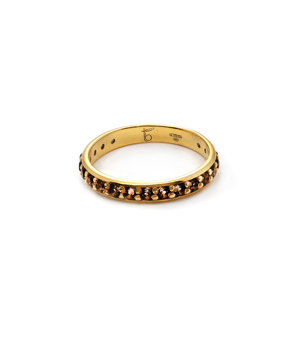 Anello Veretta Quarzo Fume - Immagine 2