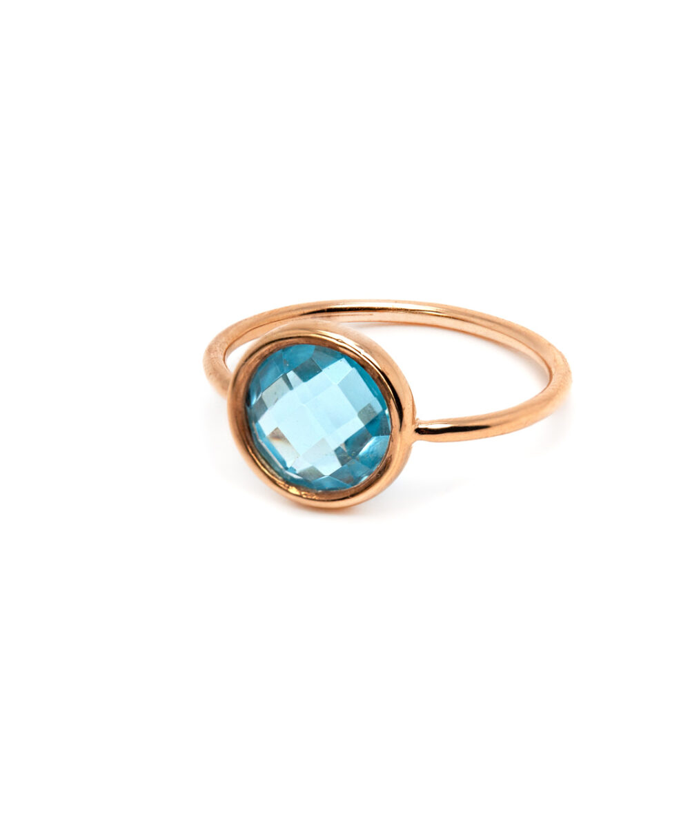Anello Colors Topazio Azzurro – Image 2