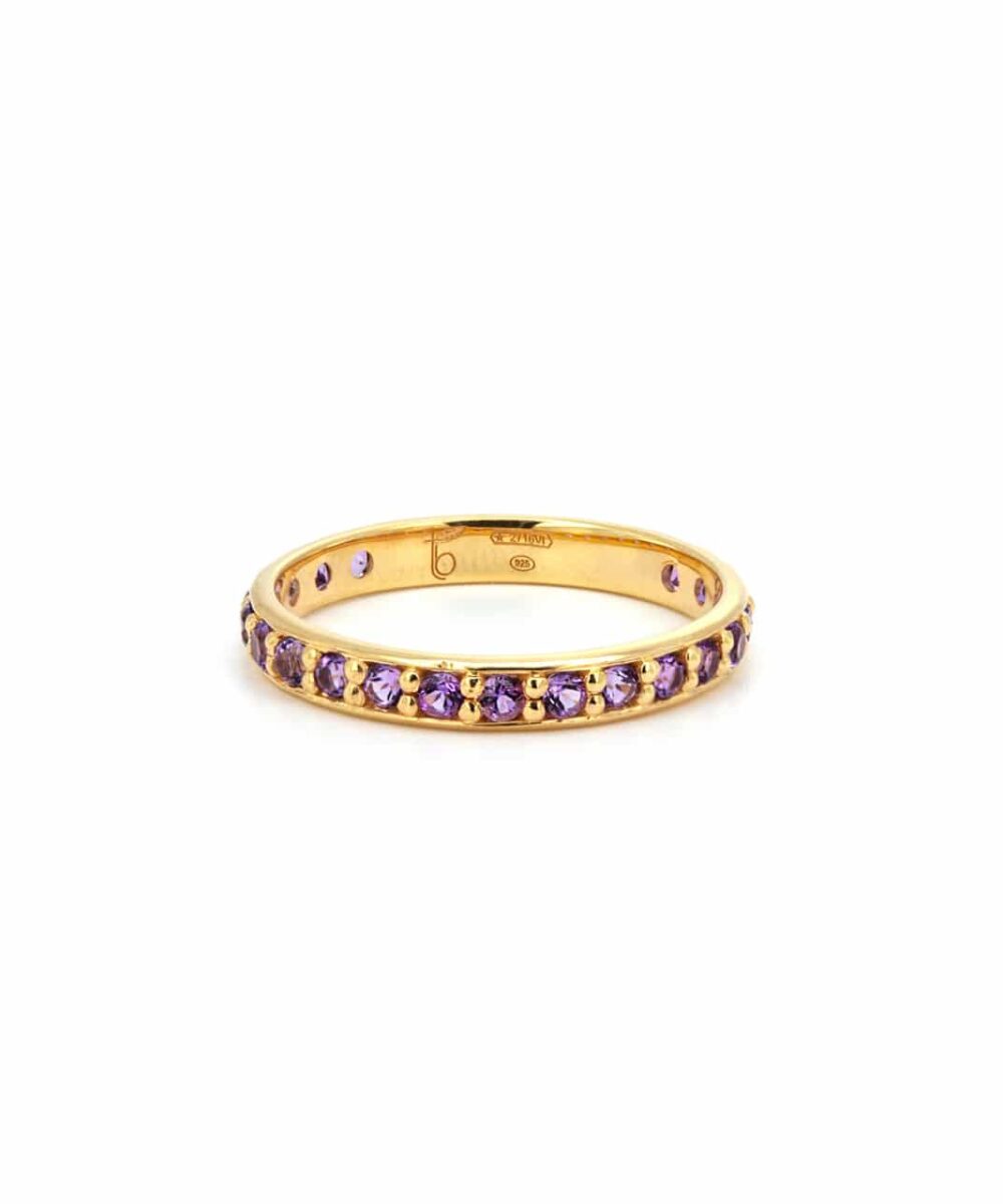 Anello Veretta Ametista – Image 3