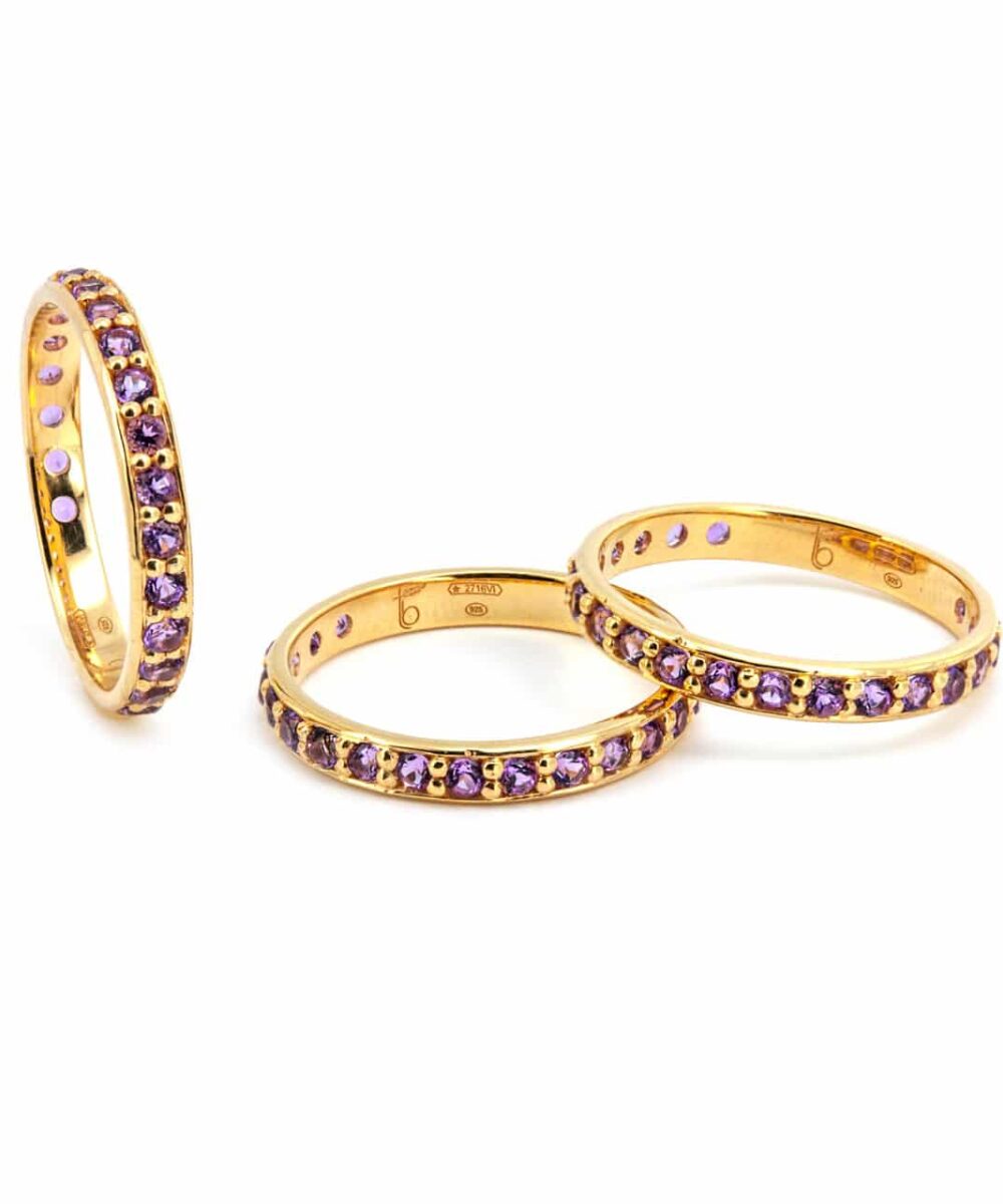 Anello Veretta Ametista – Image 2