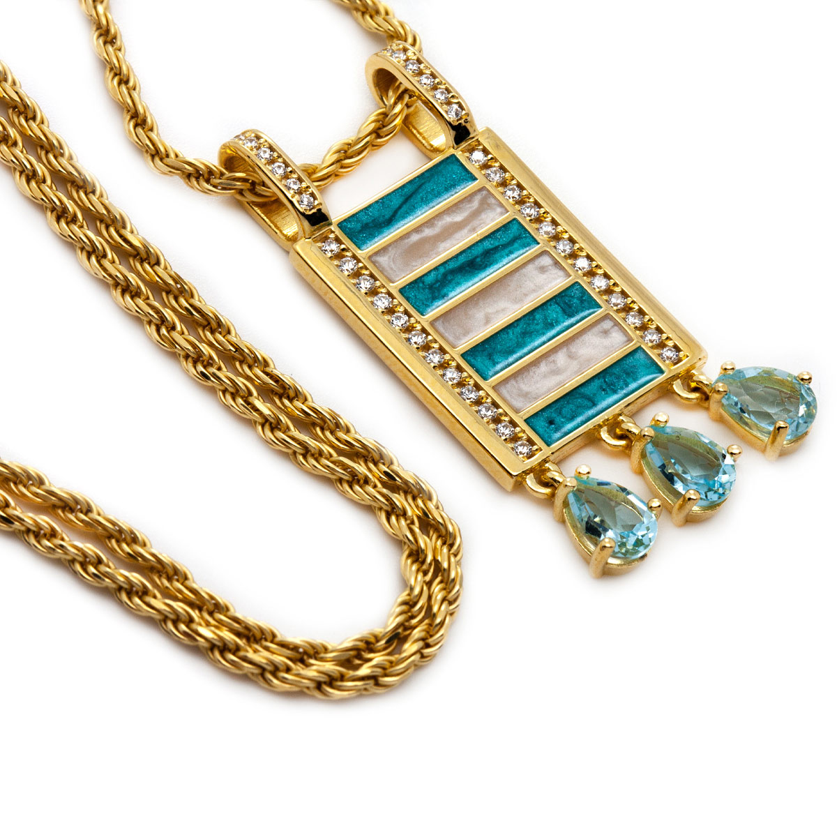 Riva Azzurra – Collana catena corda – Image 3