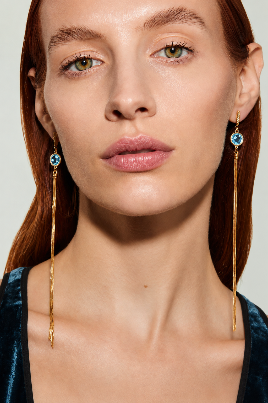 Orecchini Chic Colors Topazio Azzurro