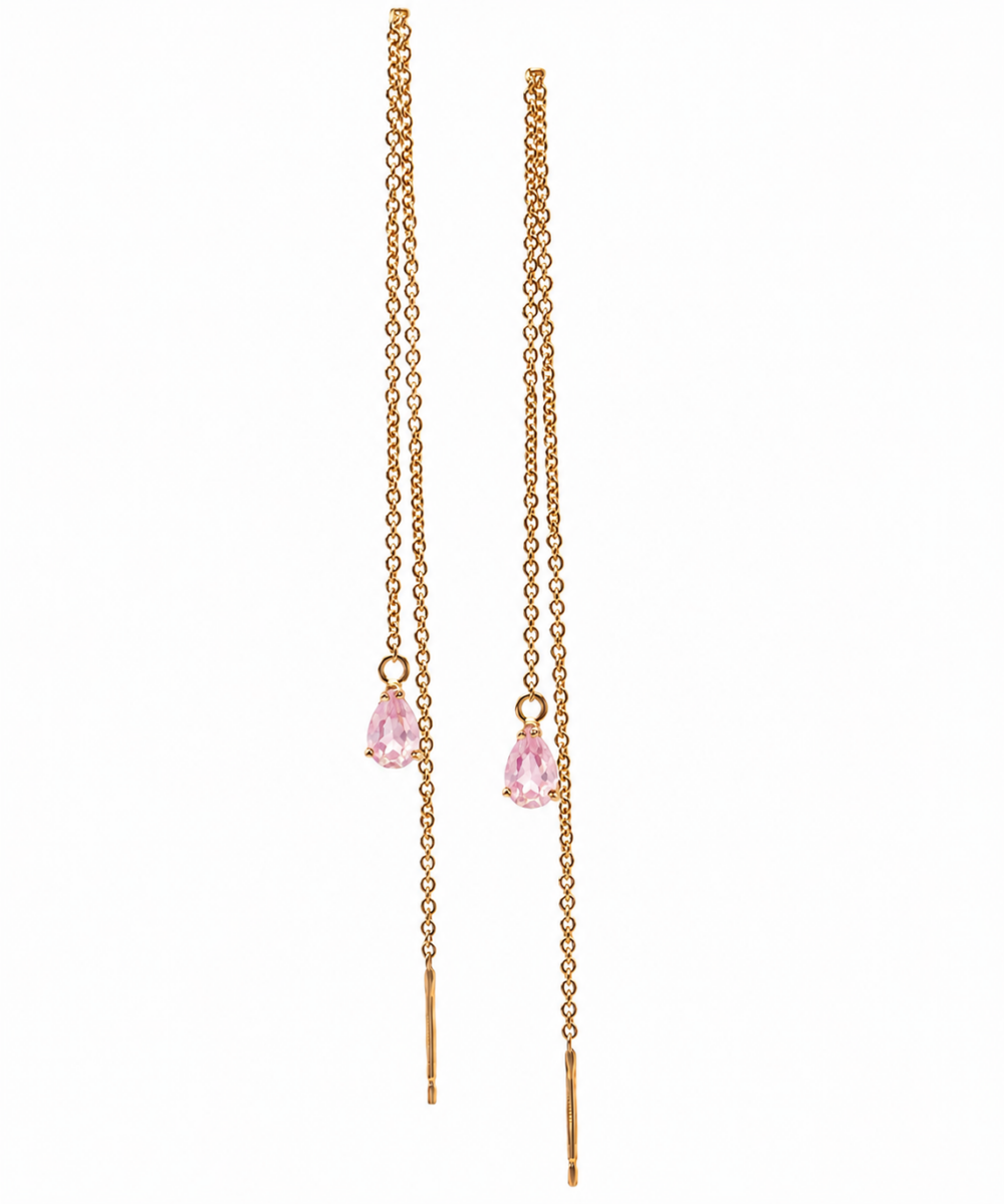 Orecchini Colors Nude– Quarzo Rosa