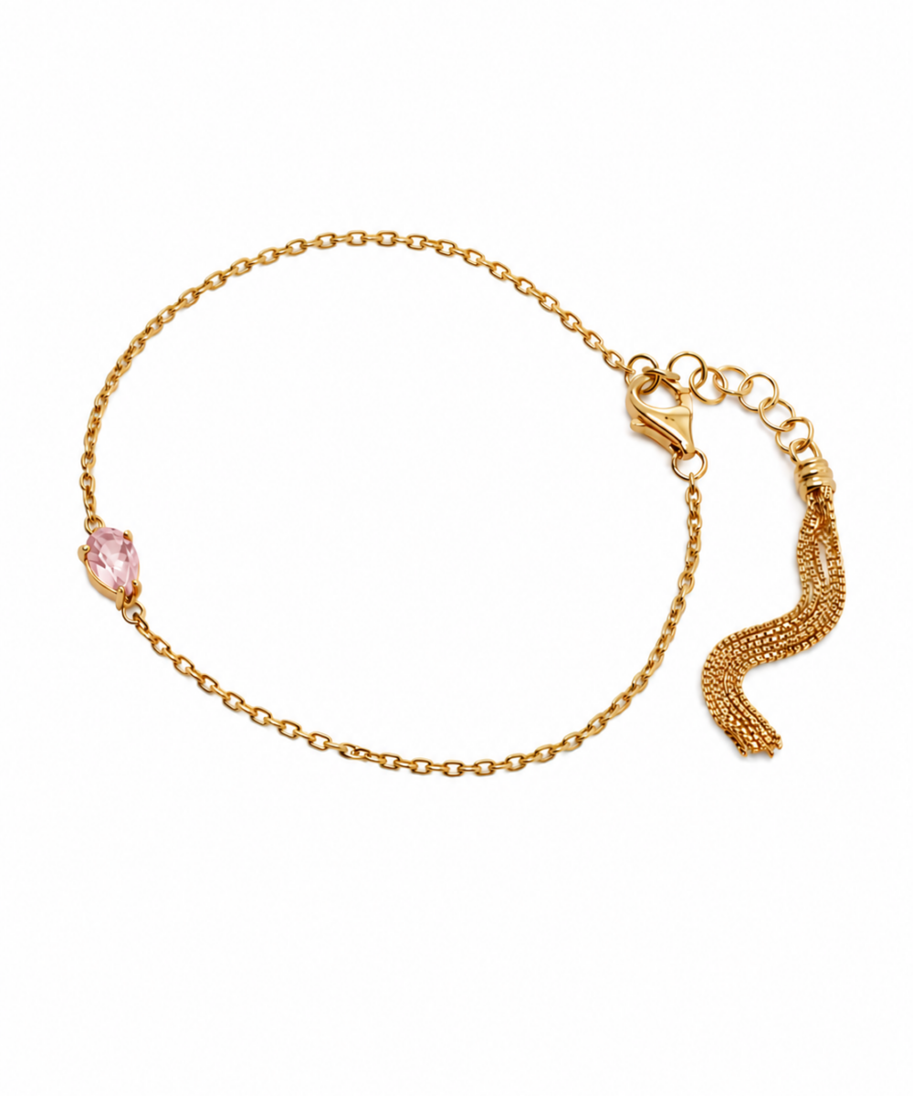 Bracciale Essenza Quarzo Rosa