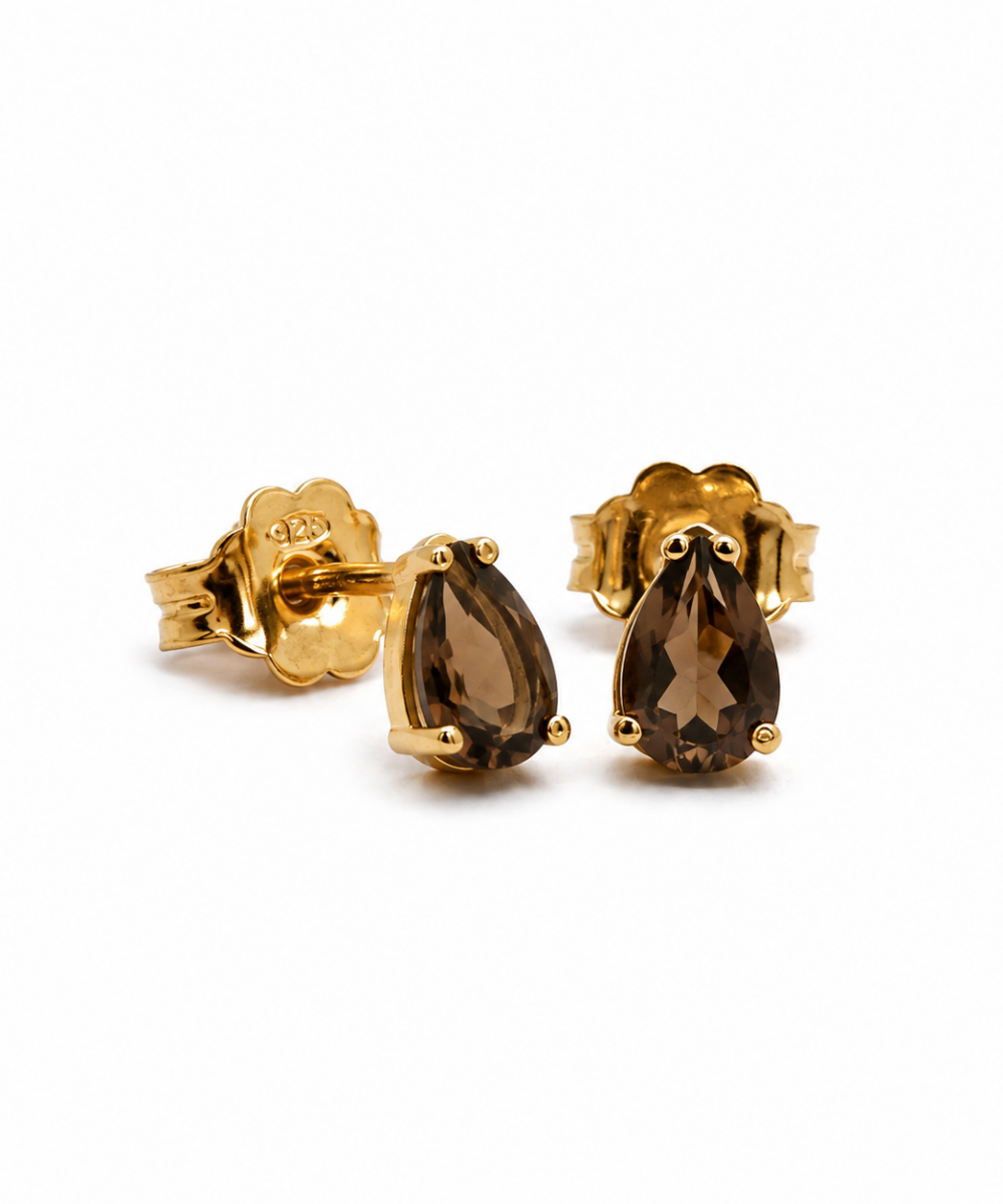 Smoky Quartz Drop Earrings